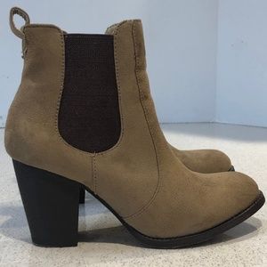 Suede ankle boots